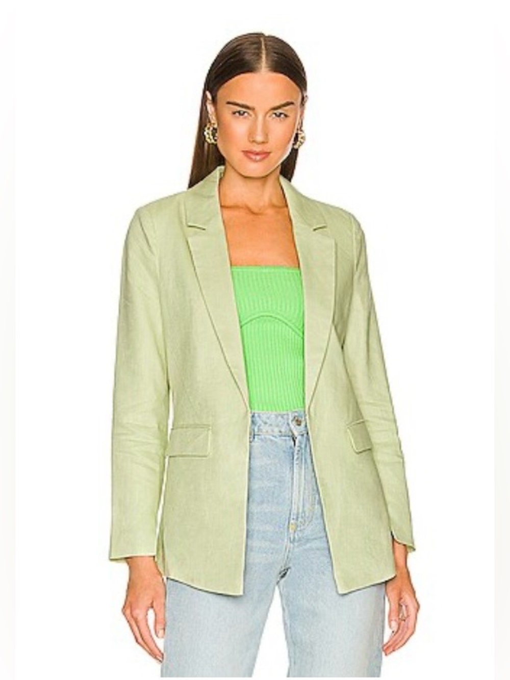 REVOLVE Birch Blazer
Central Park West in Sage Green. Small
